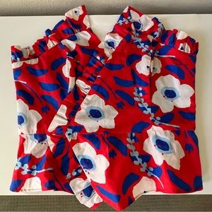 NWT Anthropologie Floral Tube Top Size:4